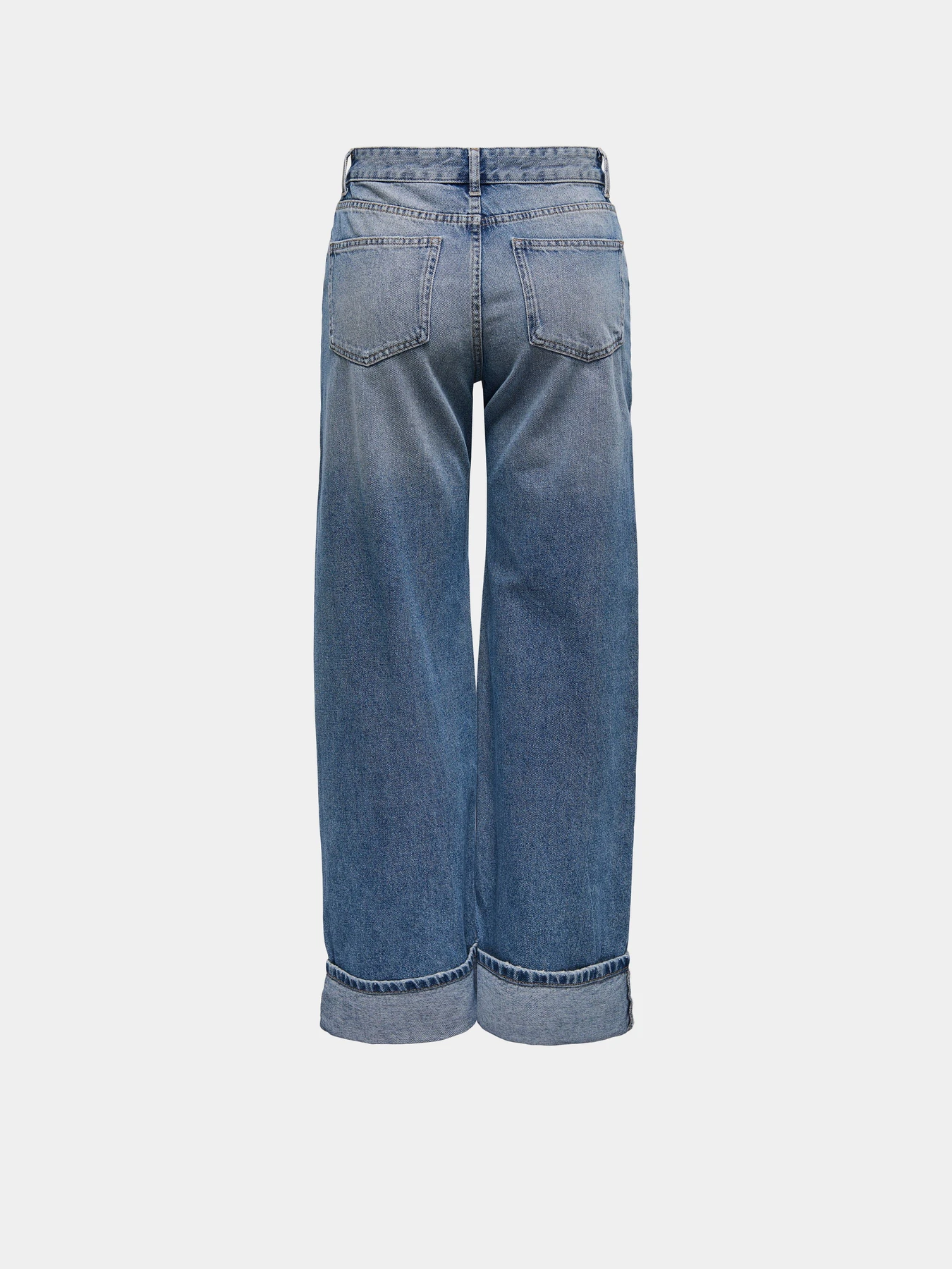 Джинсы Only ELLA MW WIDE FOLD UP DNM модель 15344976_Medium Blue Denim Джинсы Only ELLA MW WIDE FOLD UP DNM модель 15344976_Medium Blue Denim Фото