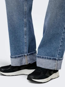 Джинсы Only ELLA MW WIDE FOLD UP DNM модель 15344976_Medium Blue Denim Фото