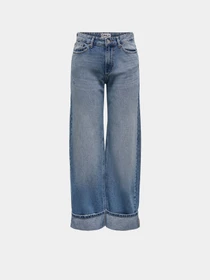 Джинсы Only ELLA MW WIDE FOLD UP DNM модель 15344976_Medium Blue Denim Фото