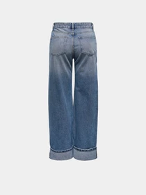 Джинсы Only ELLA MW WIDE FOLD UP DNM модель 15344976_Medium Blue Denim Фото