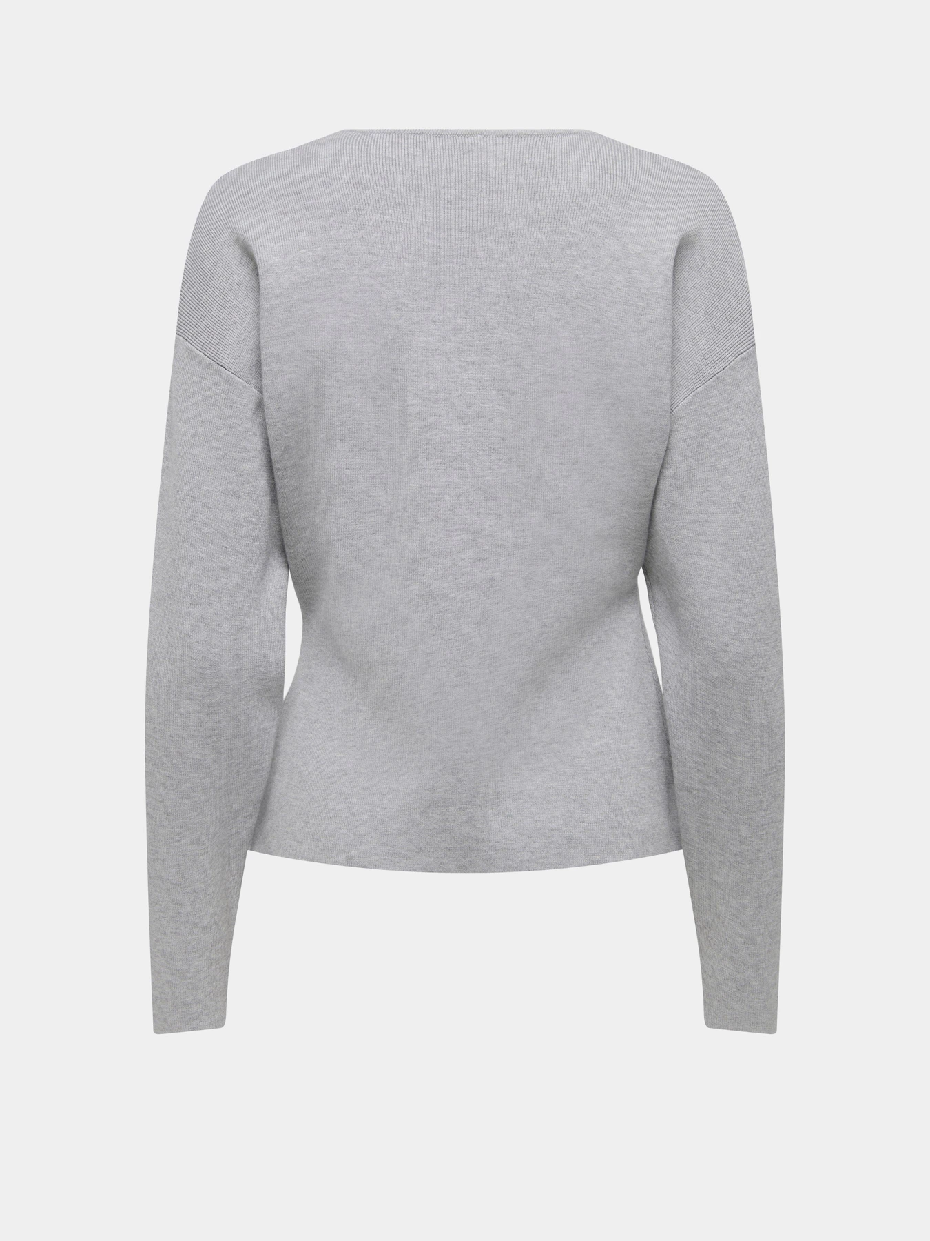 Свитеры и кардиганы Only LUCY LS O-NECK CARDIGAN KNT модель 15370435_Light Grey Melange DARK GR Фото