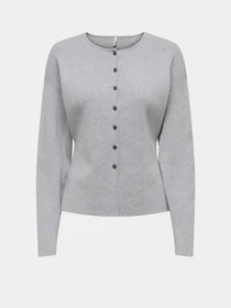 Свитеры и кардиганы Only LUCY LS O-NECK CARDIGAN KNT модель 15370435_Light Grey Melange DARK GR Фото