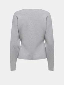 Свитеры и кардиганы Only LUCY LS O-NECK CARDIGAN KNT модель 15370435_Light Grey Melange DARK GR Фото