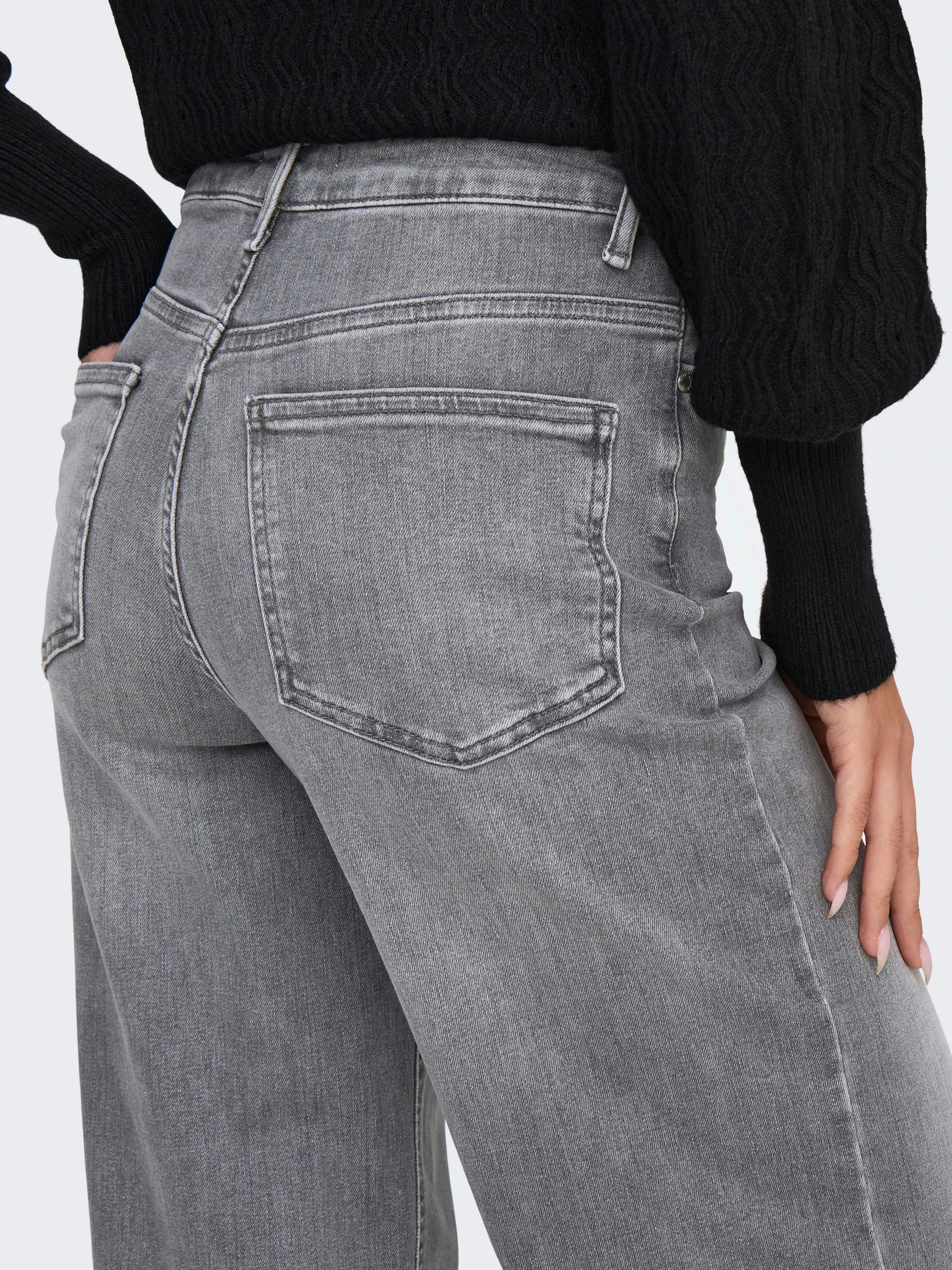 Джинсы Only MADISON BLUSH HW WID DNM модель 15299800_Light Grey Denim Фото