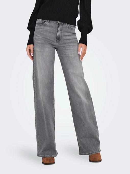 Джинсы Only MADISON BLUSH HW WID DNM модель 15299800_Light Grey Denim Фото