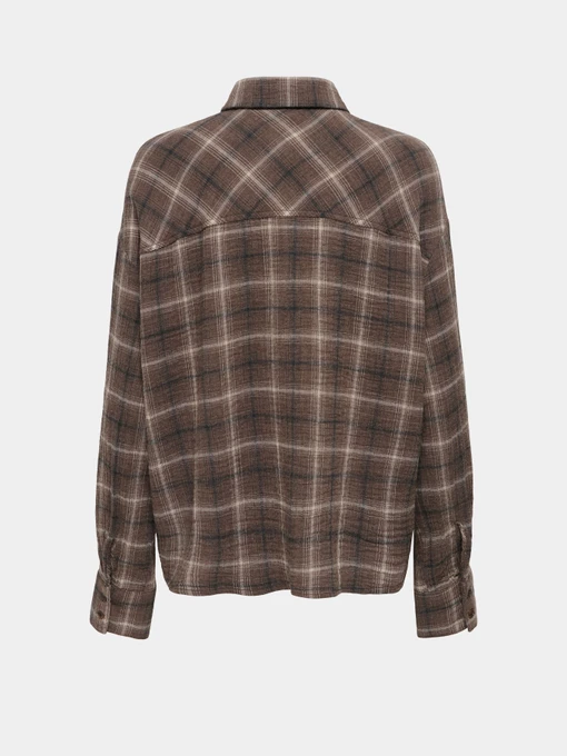 Бавовняна Жіноча Сорочка в клітинку Only LFAJAN L/S CHECK SHIRT фото 2
