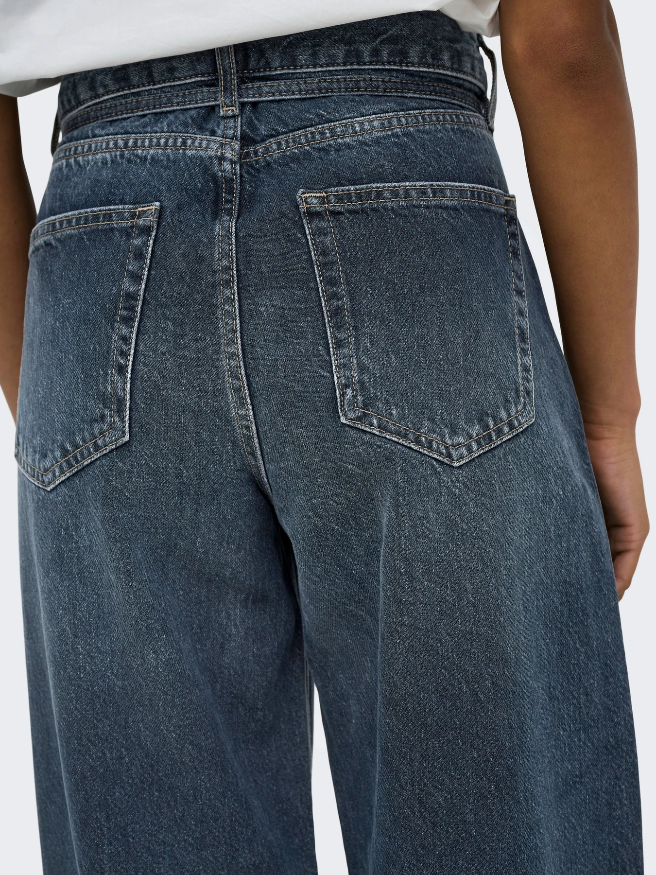 Джинсы Only GIANNA MW STRAIGHT DNM модель 15355603_Special Blue Grey Denim Фото