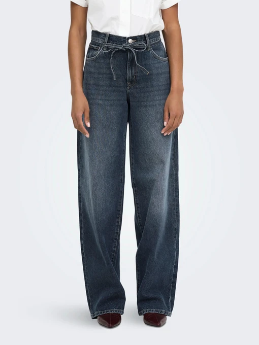 Джинсы Only GIANNA MW STRAIGHT DNM модель 15355603_Special Blue Grey Denim Фото