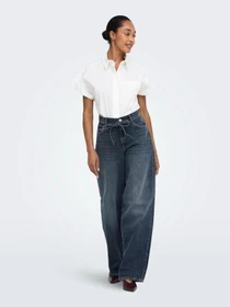 Джинсы Only GIANNA MW STRAIGHT DNM модель 15355603_Special Blue Grey Denim Фото