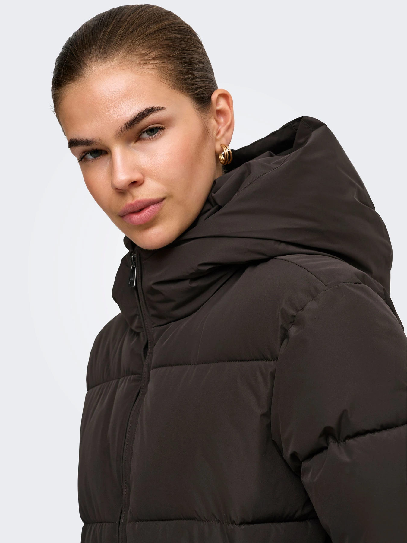 Куртки та дублянки Only JUTA PUFFER COAT модель 15381993_Chocolate Torte Фото