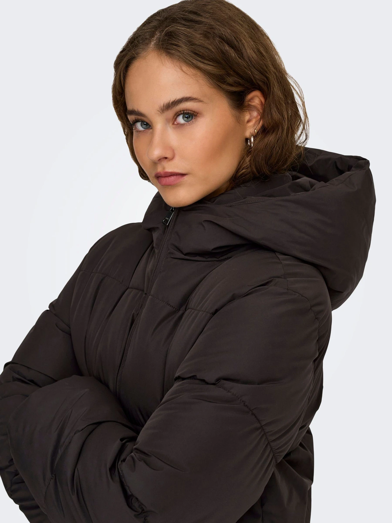Куртки та дублянки Only JUTA SHORT PUFFER OTW модель 15365799_Chocolate Torte Фото