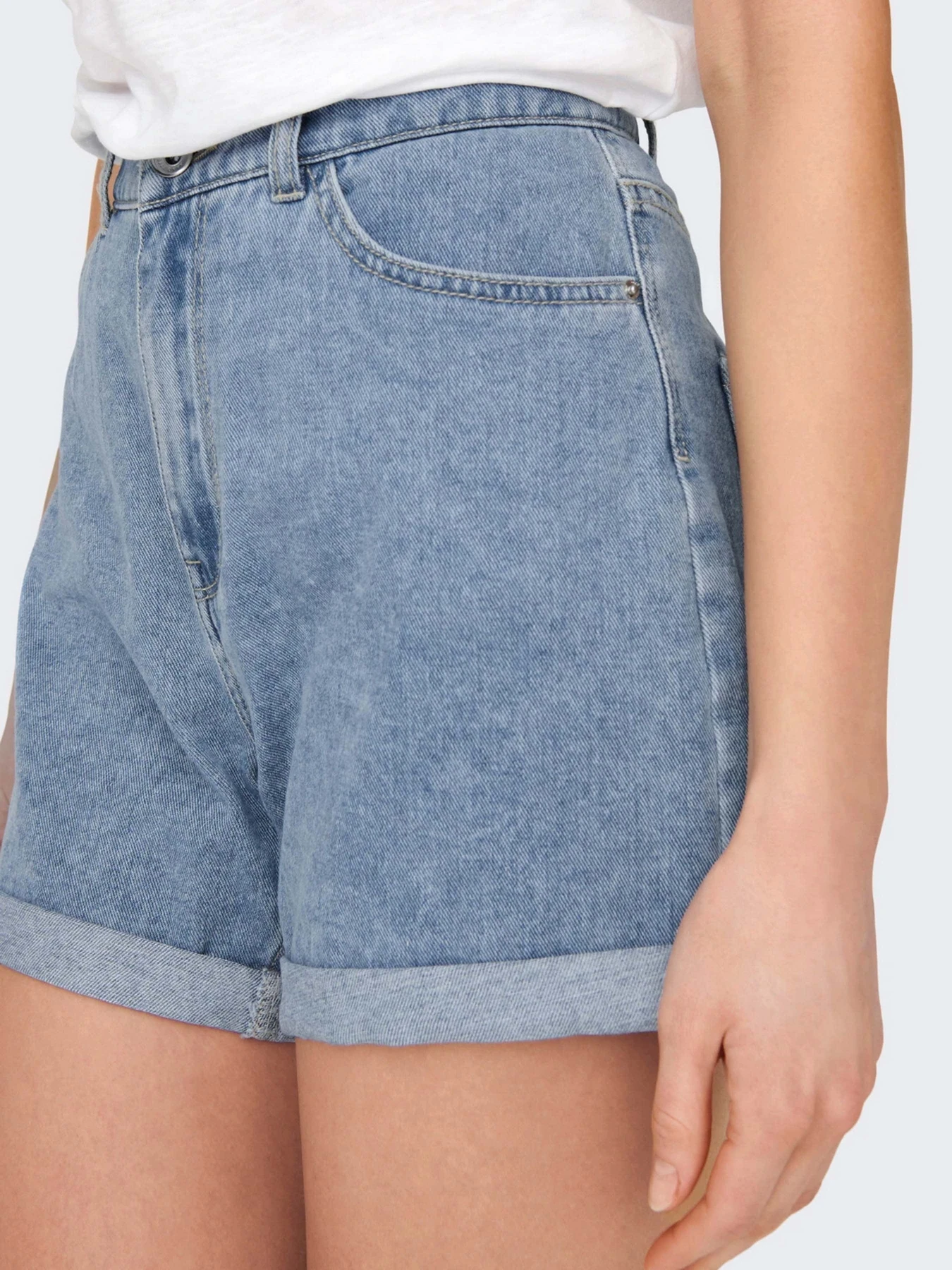 Шорты Only модель 15230571_Light Blue Denim Шорты Only модель 15230571_Light Blue Denim Фото