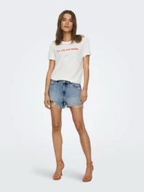 Шорты Only модель 15256232_Light Blue Denim Фото