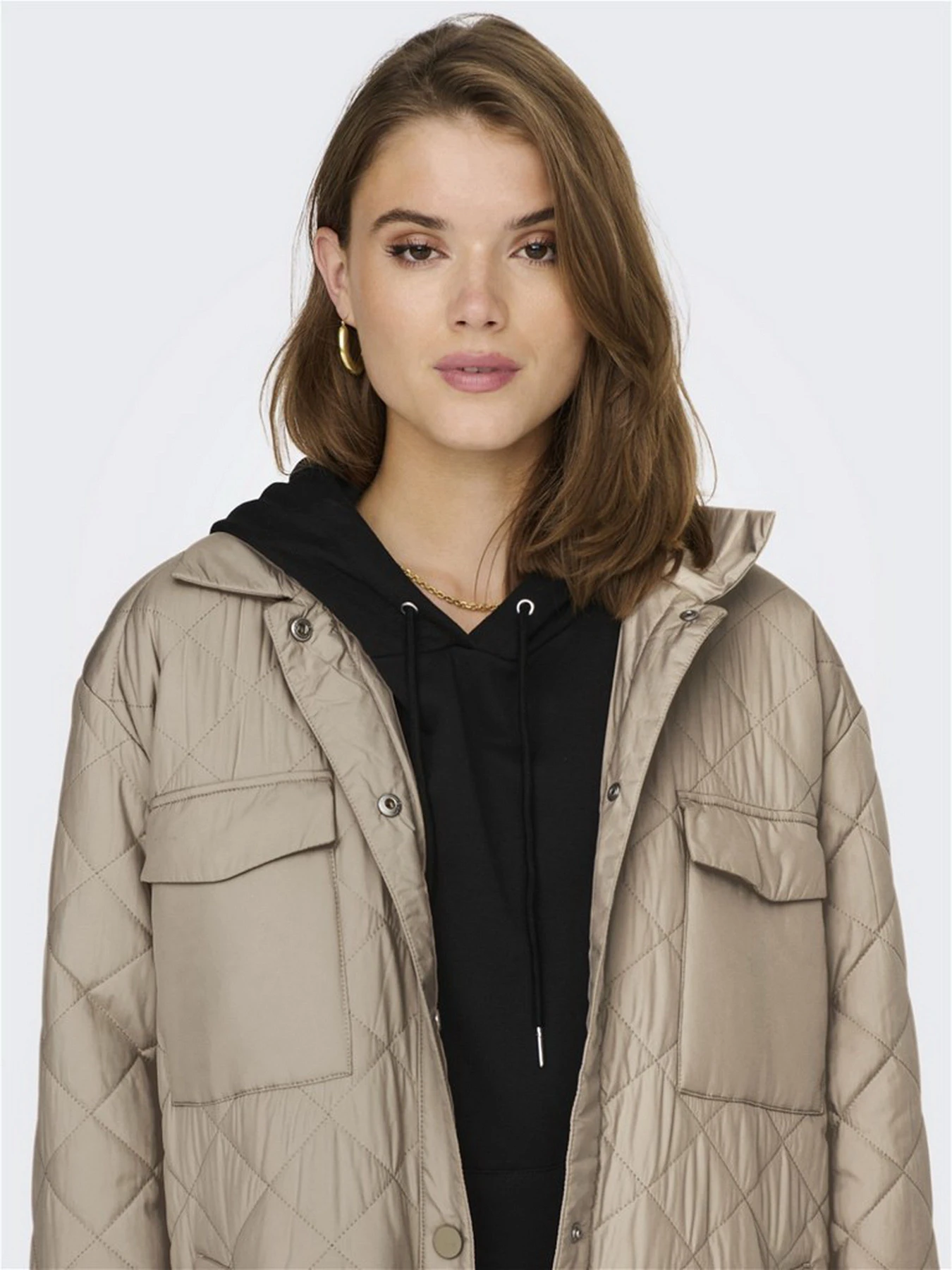Куртки и дубленки Only модель 15245897_Oxford Tan Фото