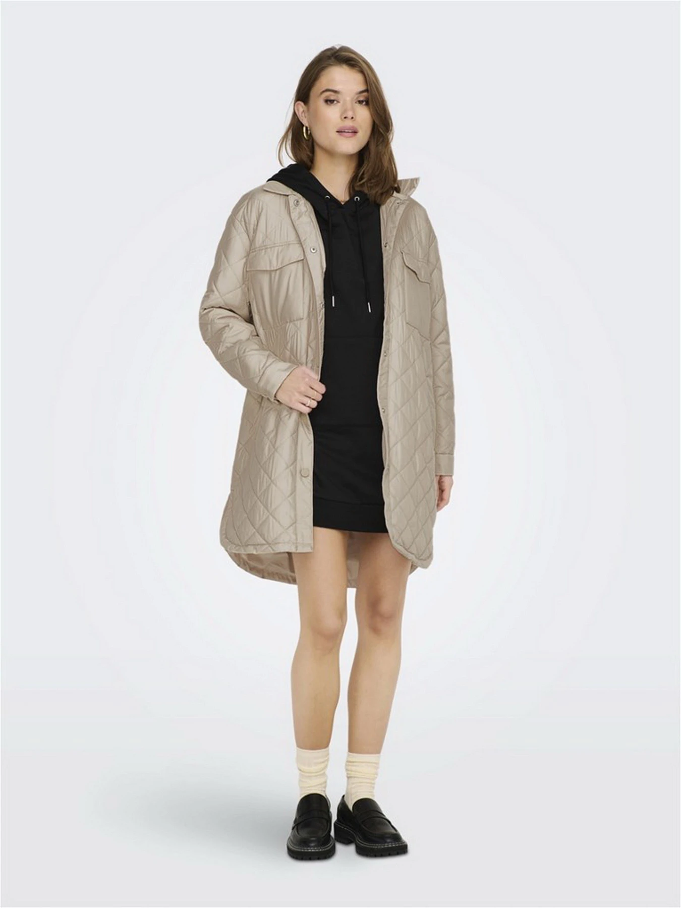 Куртки и дубленки Only модель 15245897_Oxford Tan Фото