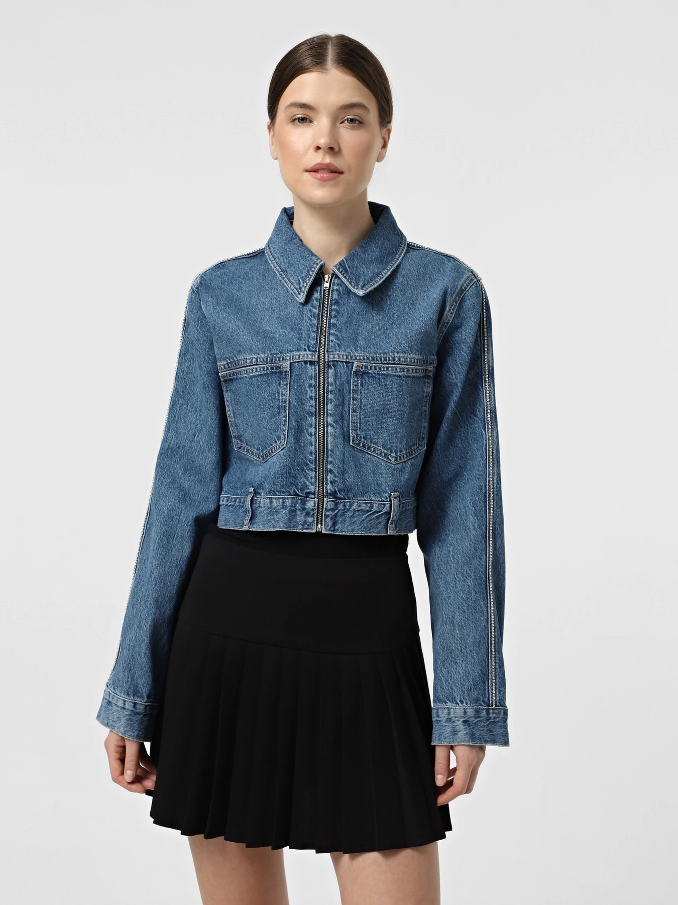Куртки та дублянки Only модель 15304188_Medium Blue Denim Фото