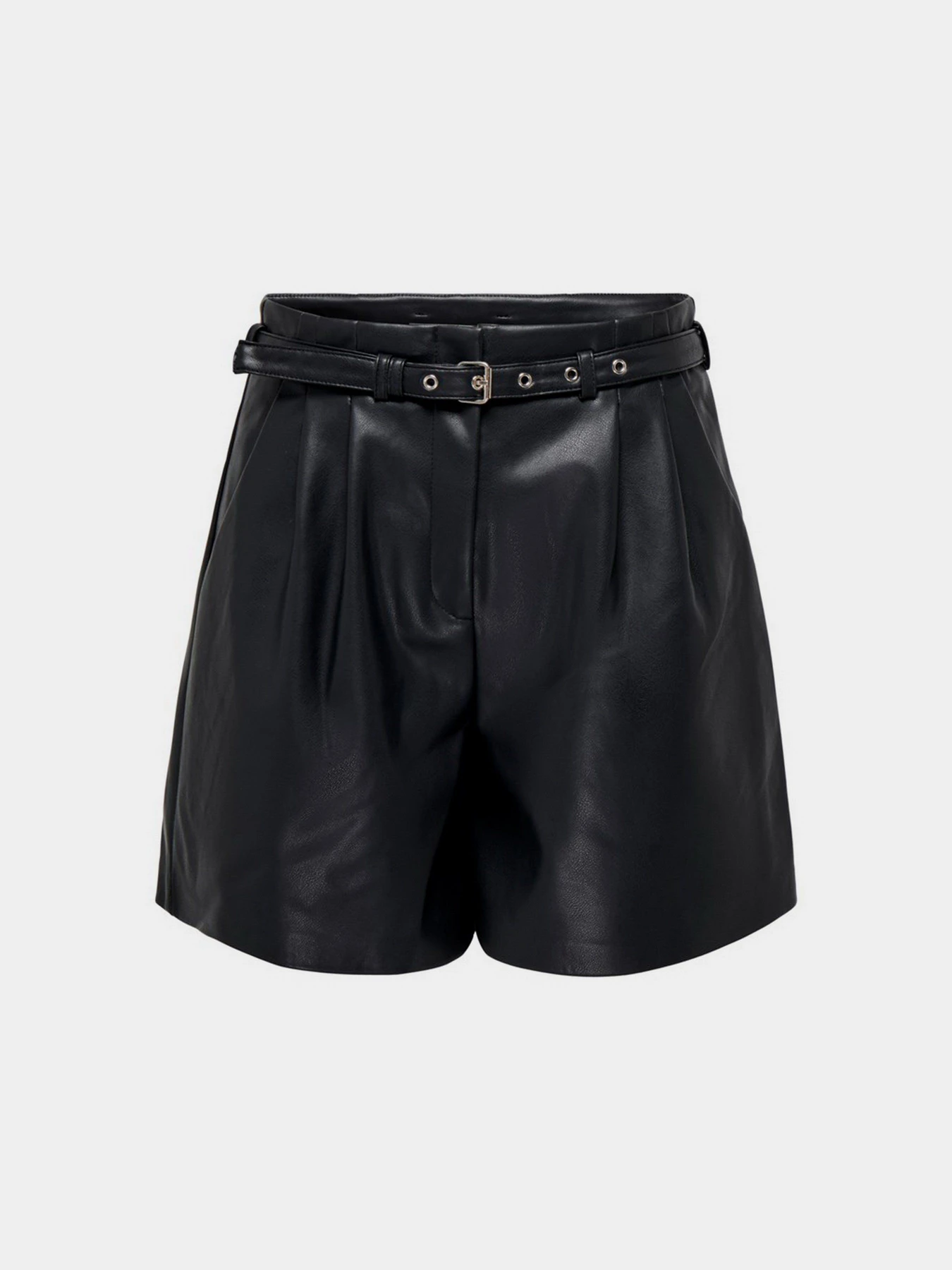 Шорты Only HEIDI FAUX LEATHER SHORTS модель 15275421_Black Фото