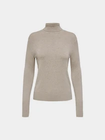 Свитры и кардиганы Only VENICE LIFE LS ROLL PULLOVER модель 15183772_Whitecap Gray Фото