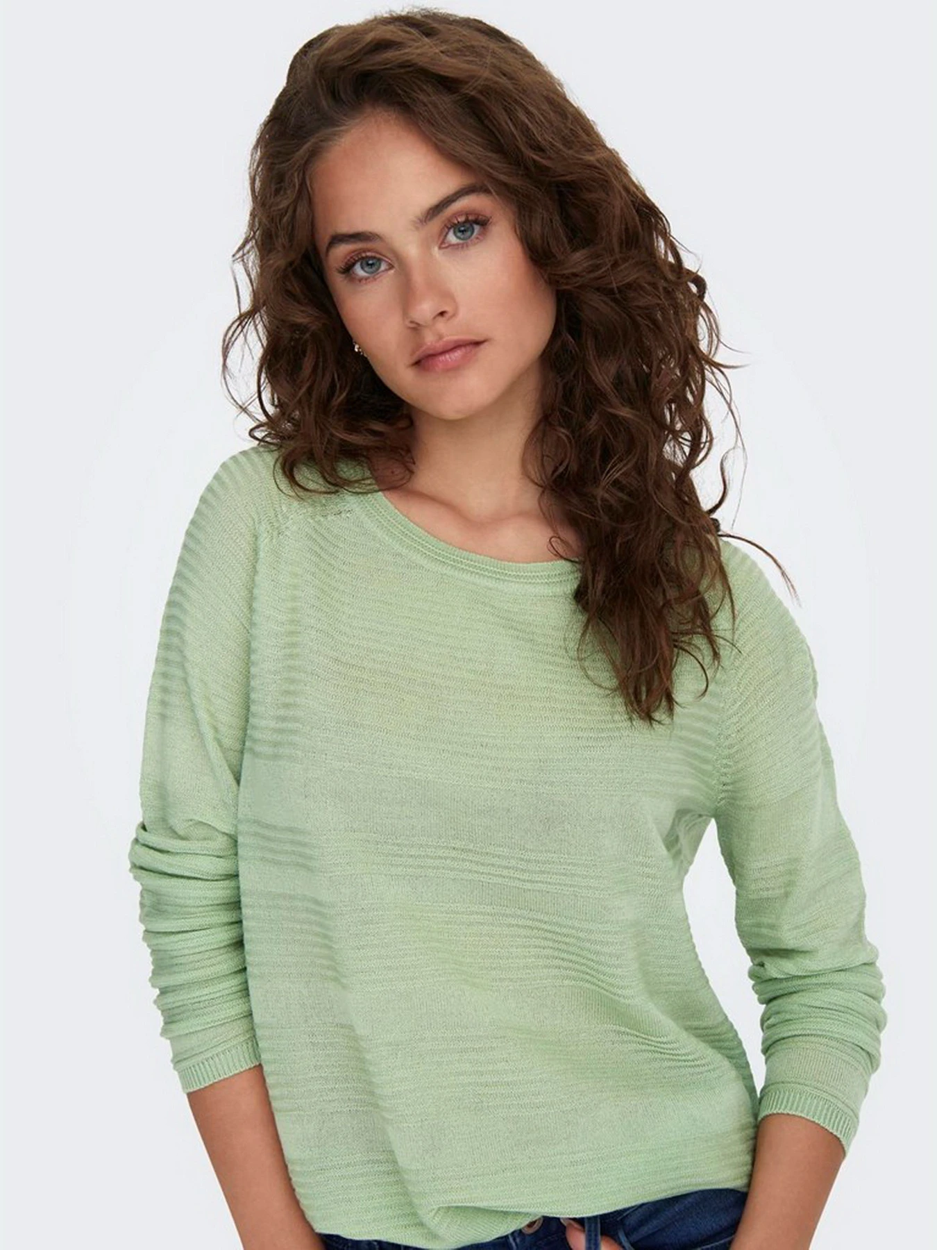 Свитры и кардиганы Only модель 15141866_Smoke Green Свитры и кардиганы Only модель 15141866_Smoke Green Фото