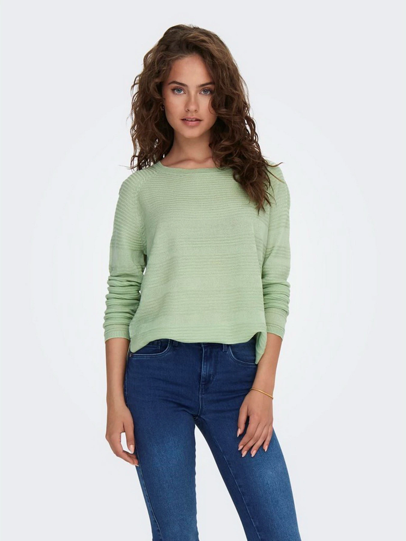 Свитры и кардиганы Only модель 15141866_Smoke Green Свитры и кардиганы Only модель 15141866_Smoke Green Фото