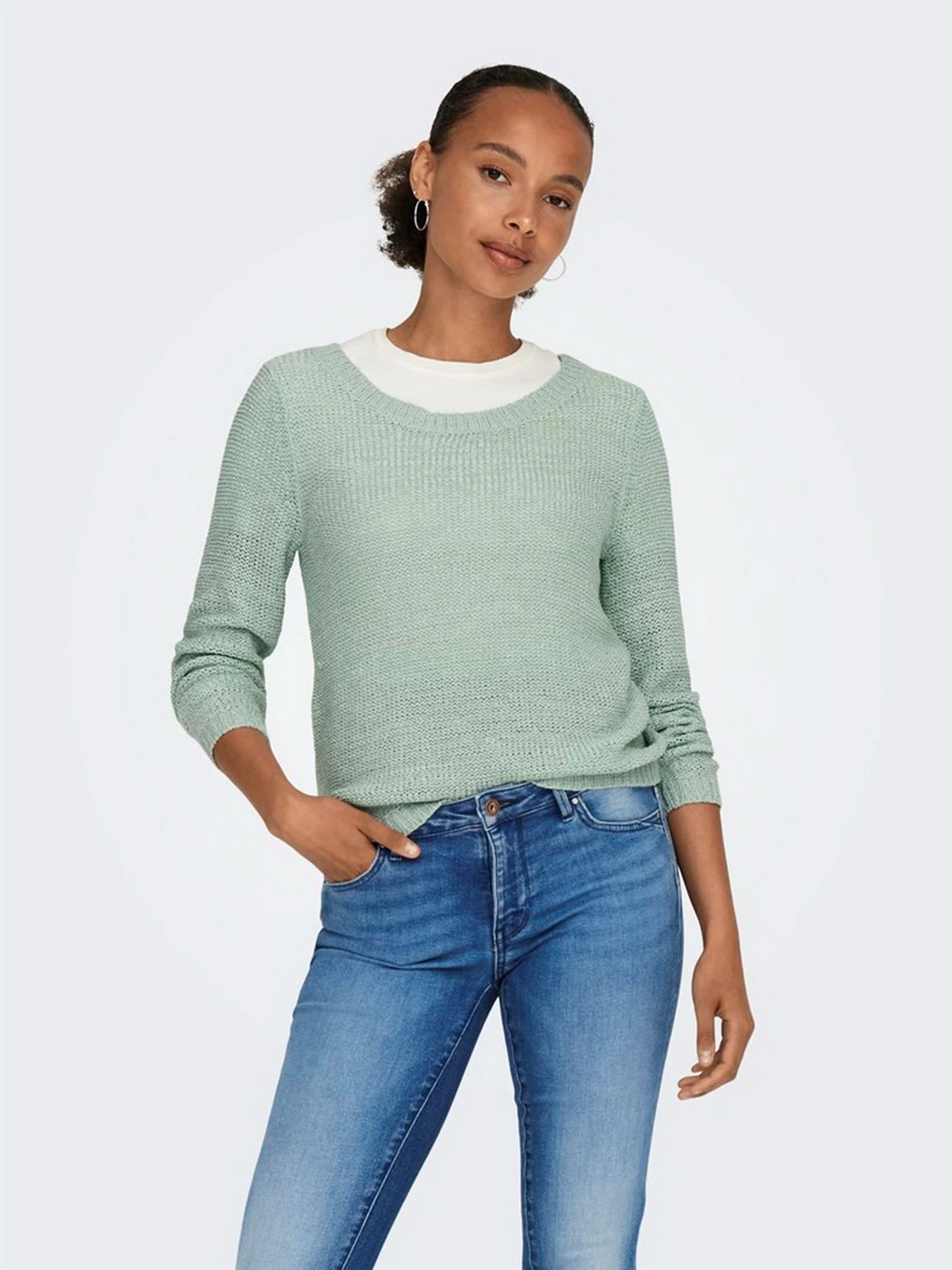 Свитры и кардиганы Only модель 15113356_Harbor Gray Фото
