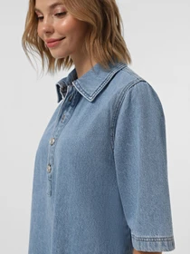 Платья Only модель 15335635_Light Blue Denim Фото