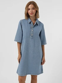 Платья Only модель 15335635_Light Blue Denim Фото