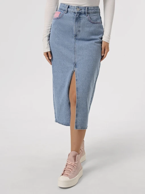 Юбки Only модель 15330818_Light Blue Denim PINK Фото