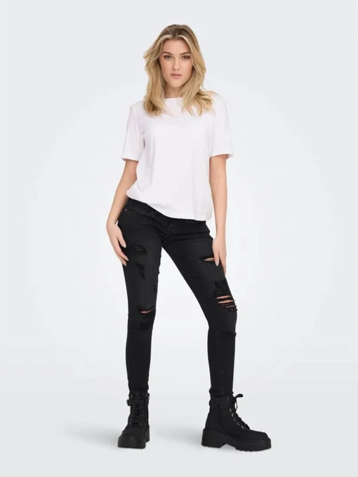 Бавовняна Жіноча Футболка Only ONLY S/S TEE фото 2