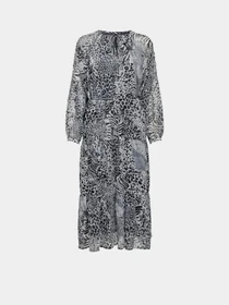 Платья Only модель 15329223_Gray Violet Ranch animal Фото