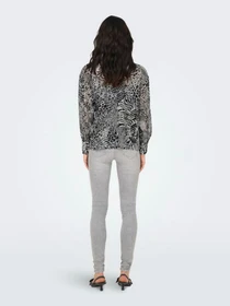 Сорочки Only модель 15329222_Gray Violet Ranch animal Фото