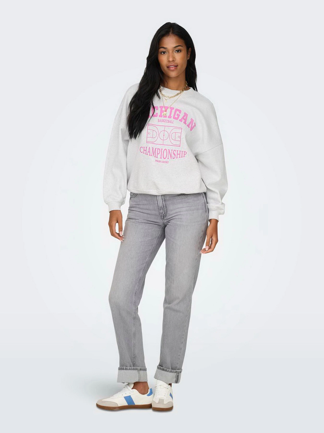 Худи и свитшоты Only модель 15329800_Light Grey Melange Champio Худи и свитшоты Only модель 15329800_Light Grey Melange Champio Фото