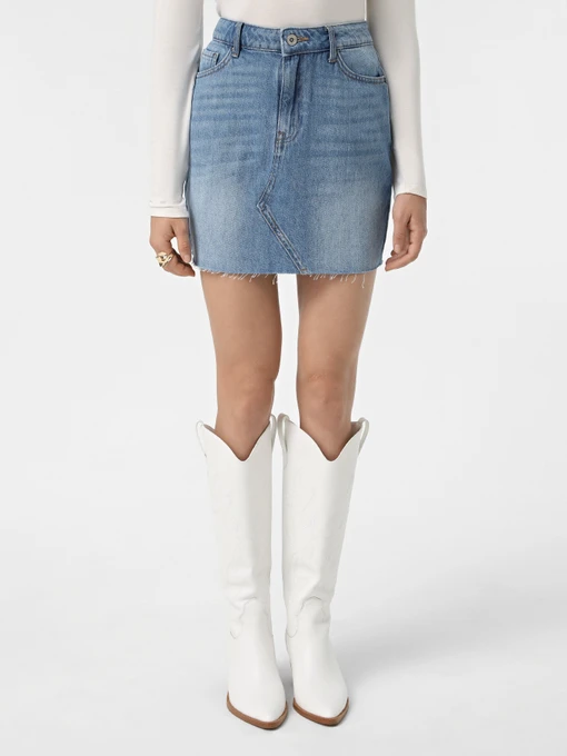 Юбки Only модель 15325678_Medium Blue Denim Фото