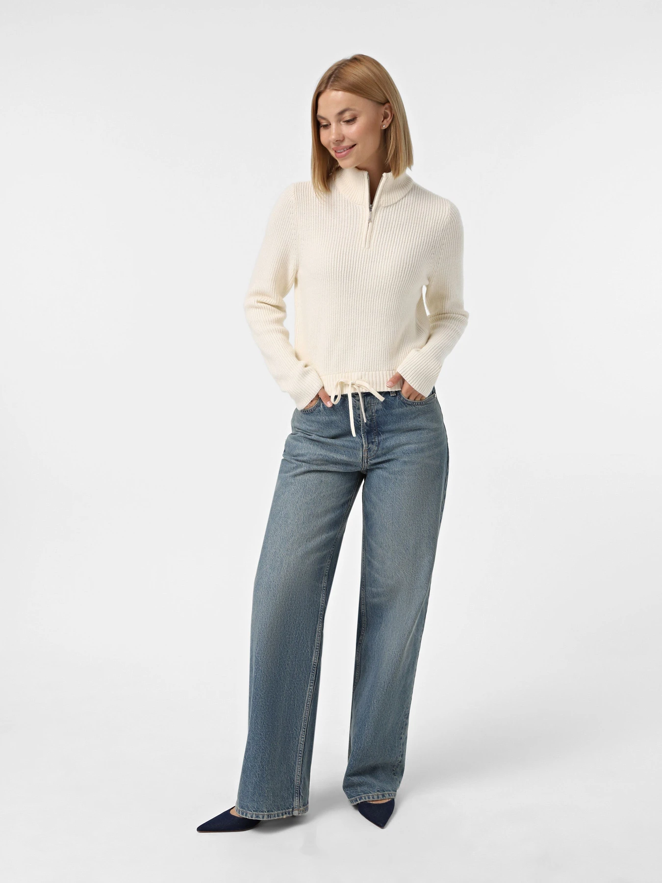 Свитры и кардиганы Only модель 15279907_Whitecap Gray Melange Свитры и кардиганы Only модель 15279907_Whitecap Gray Melange Фото