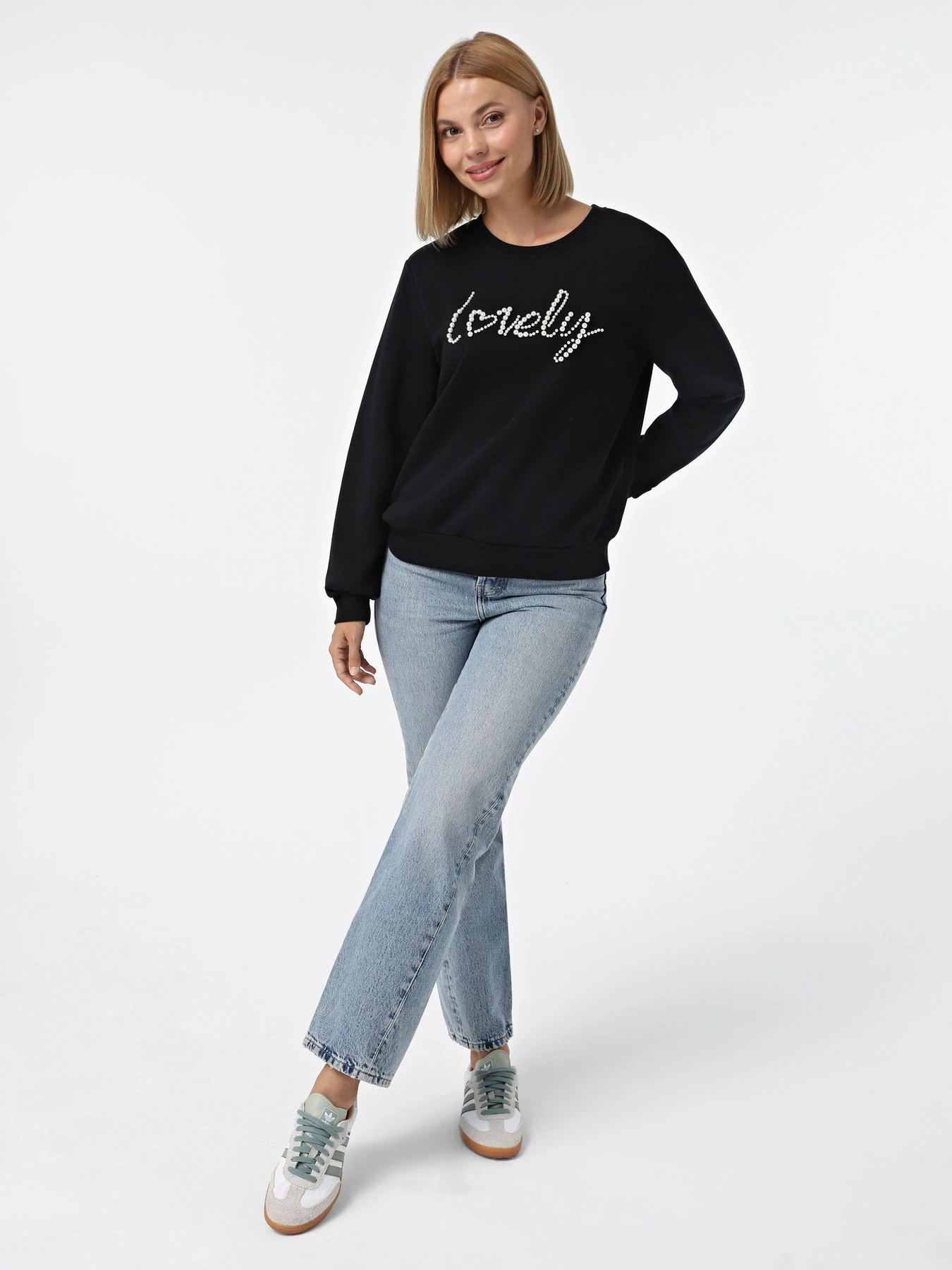 Худи и свитшоты Only модель 15331042_Black Lovely Худи и свитшоты Only модель 15331042_Black Lovely Фото