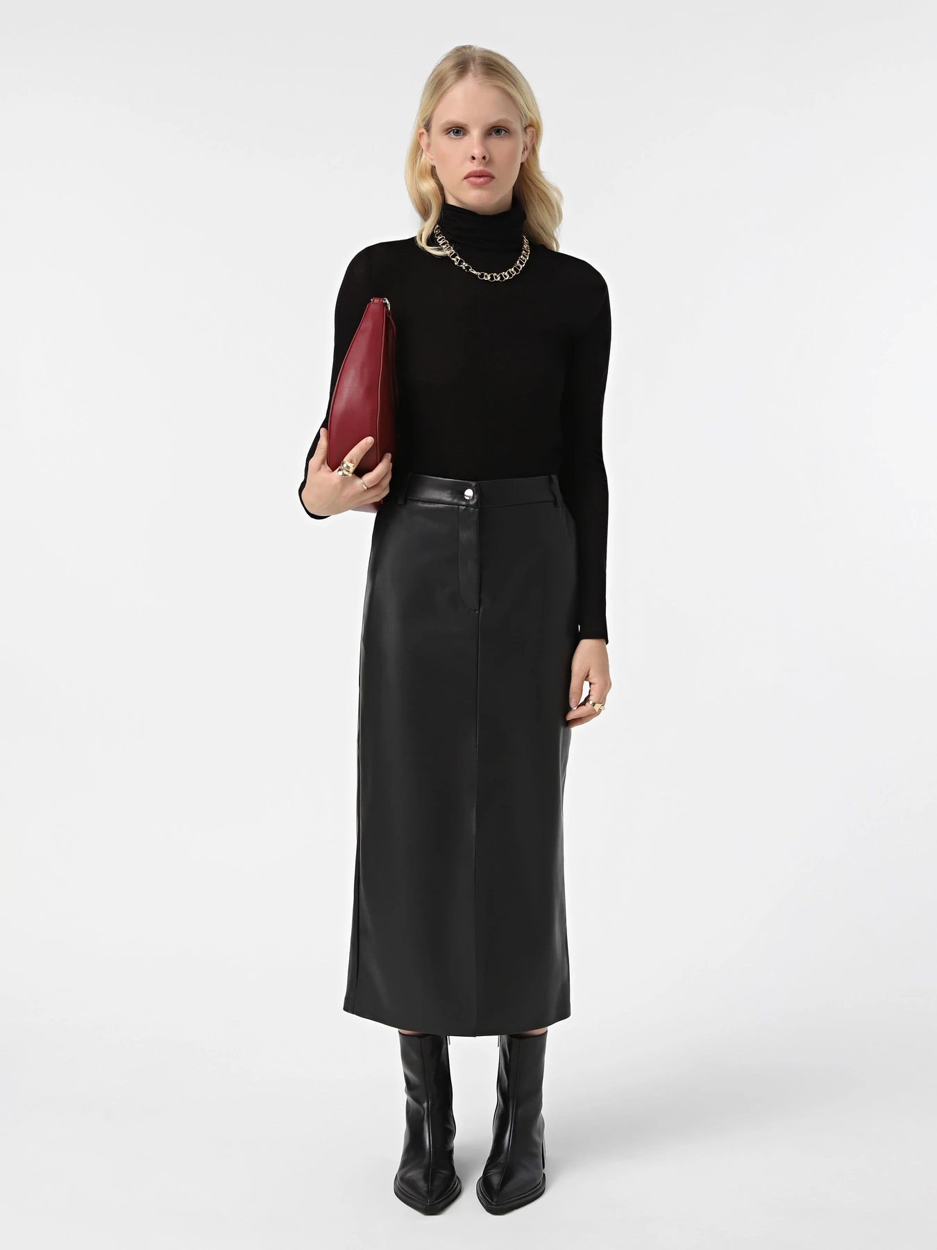 Спідниці Only модель 15322539_Black Спідниці Only модель 15322539_Black Фото