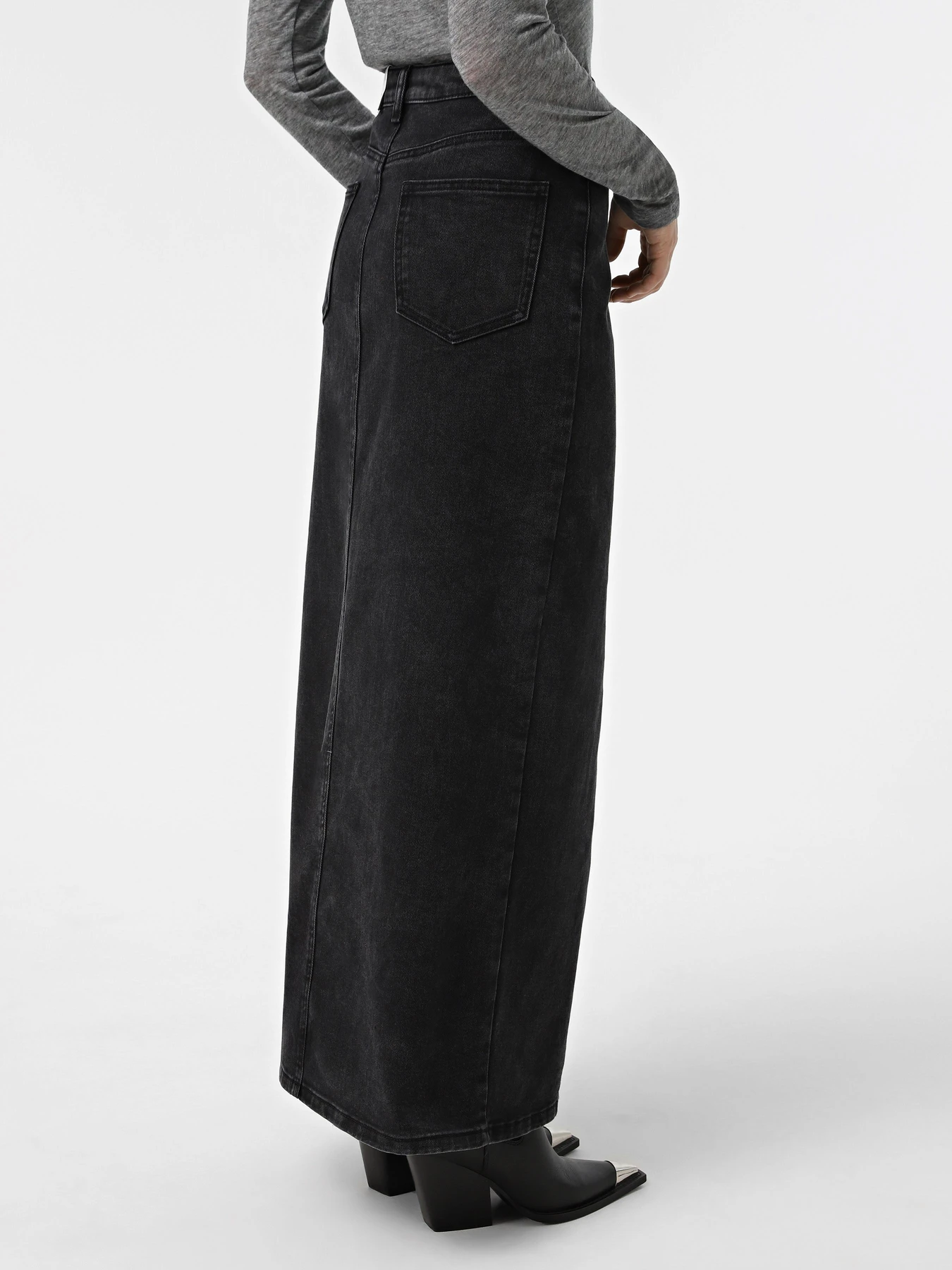 Юбки Only модель 15325358_Washed Black Юбки Only модель 15325358_Washed Black Фото