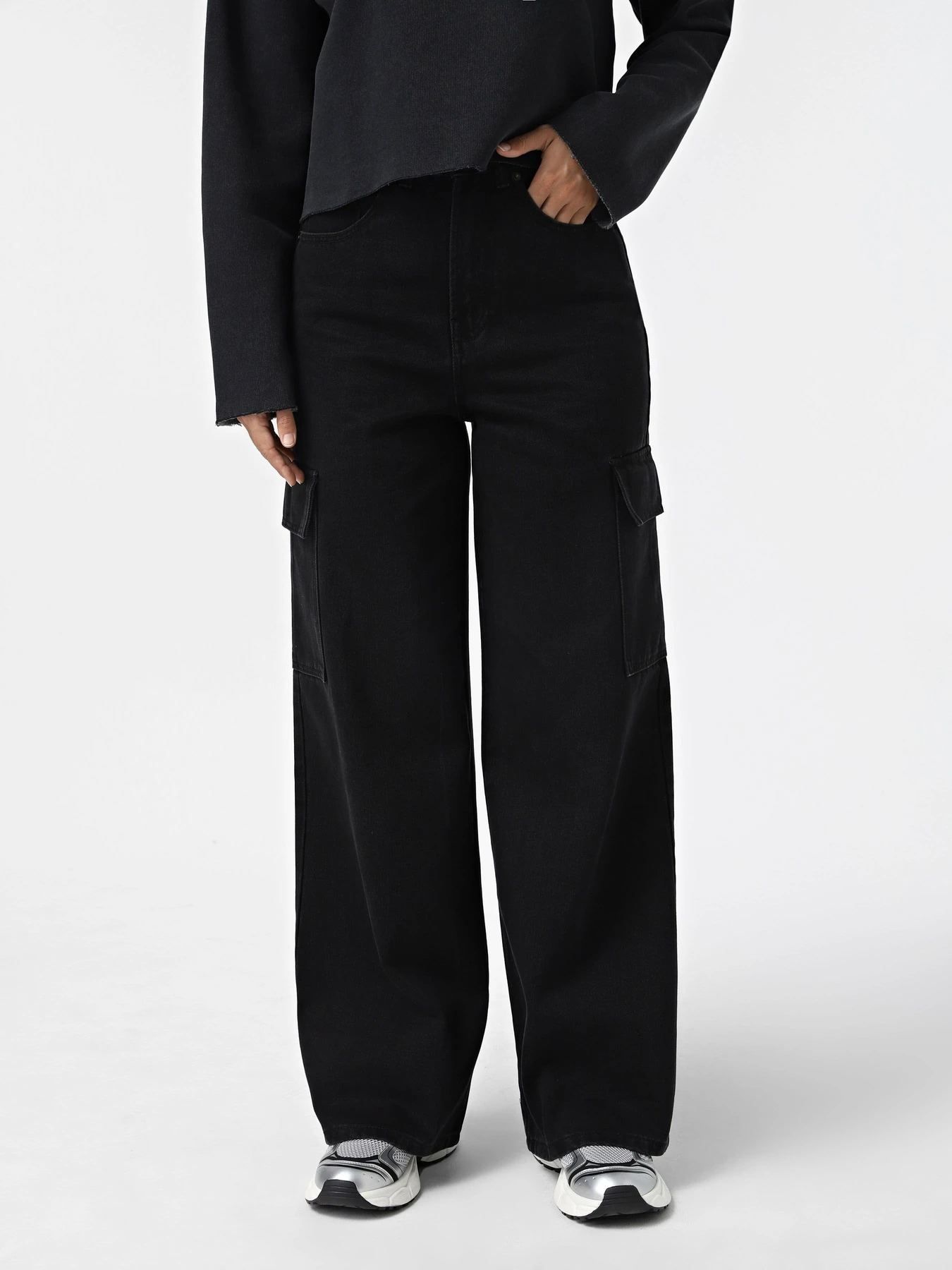 Штани Only модель 15272346_Washed Black Фото