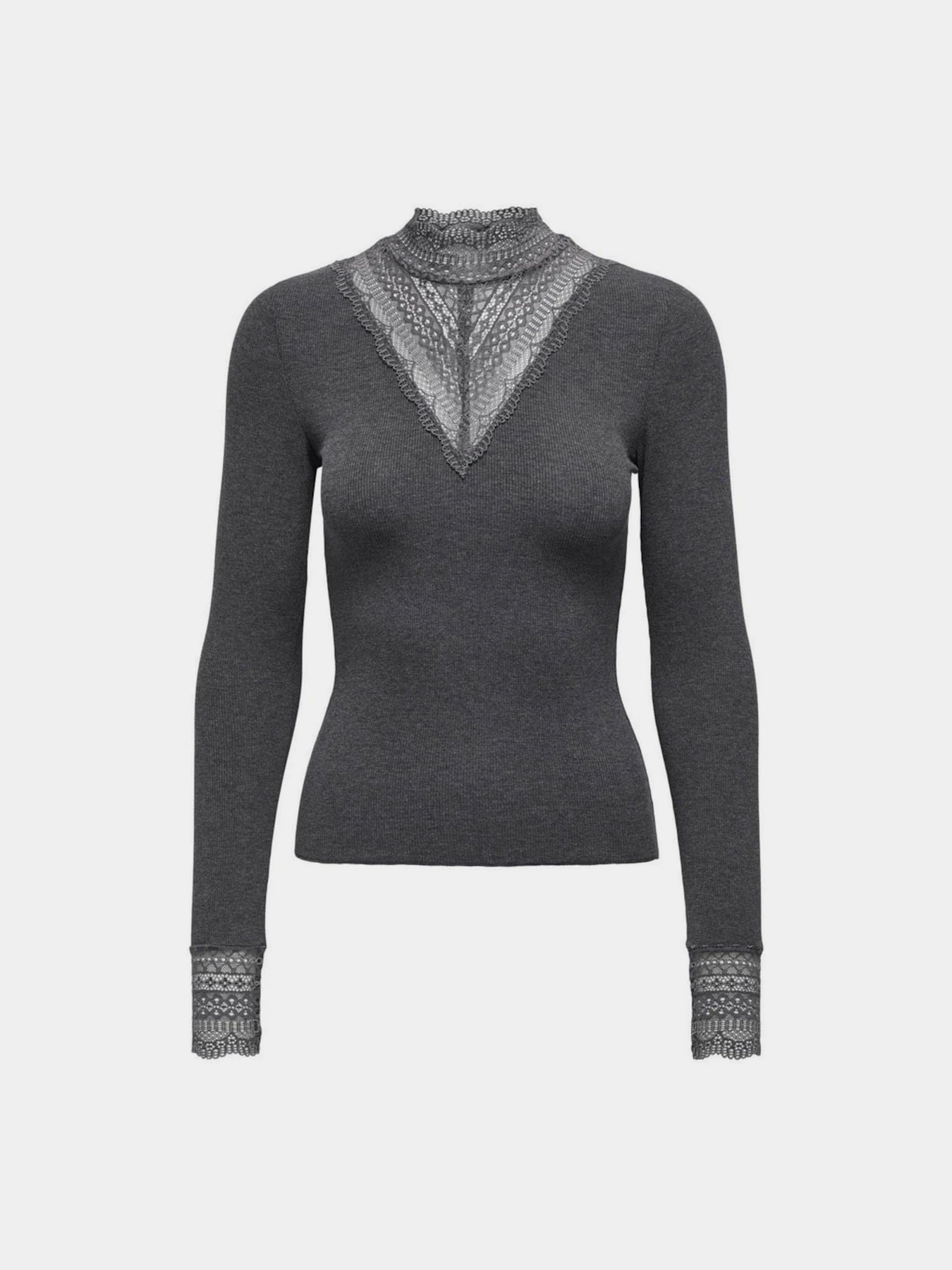 Свитры и кардиганы Only модель 15207788_Dark Grey Melange Свитры и кардиганы Only модель 15207788_Dark Grey Melange Фото