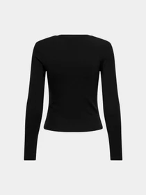 Худи и свитшоты Only RILEY O-NECK L/S TOP модель 15323159_Black Фото