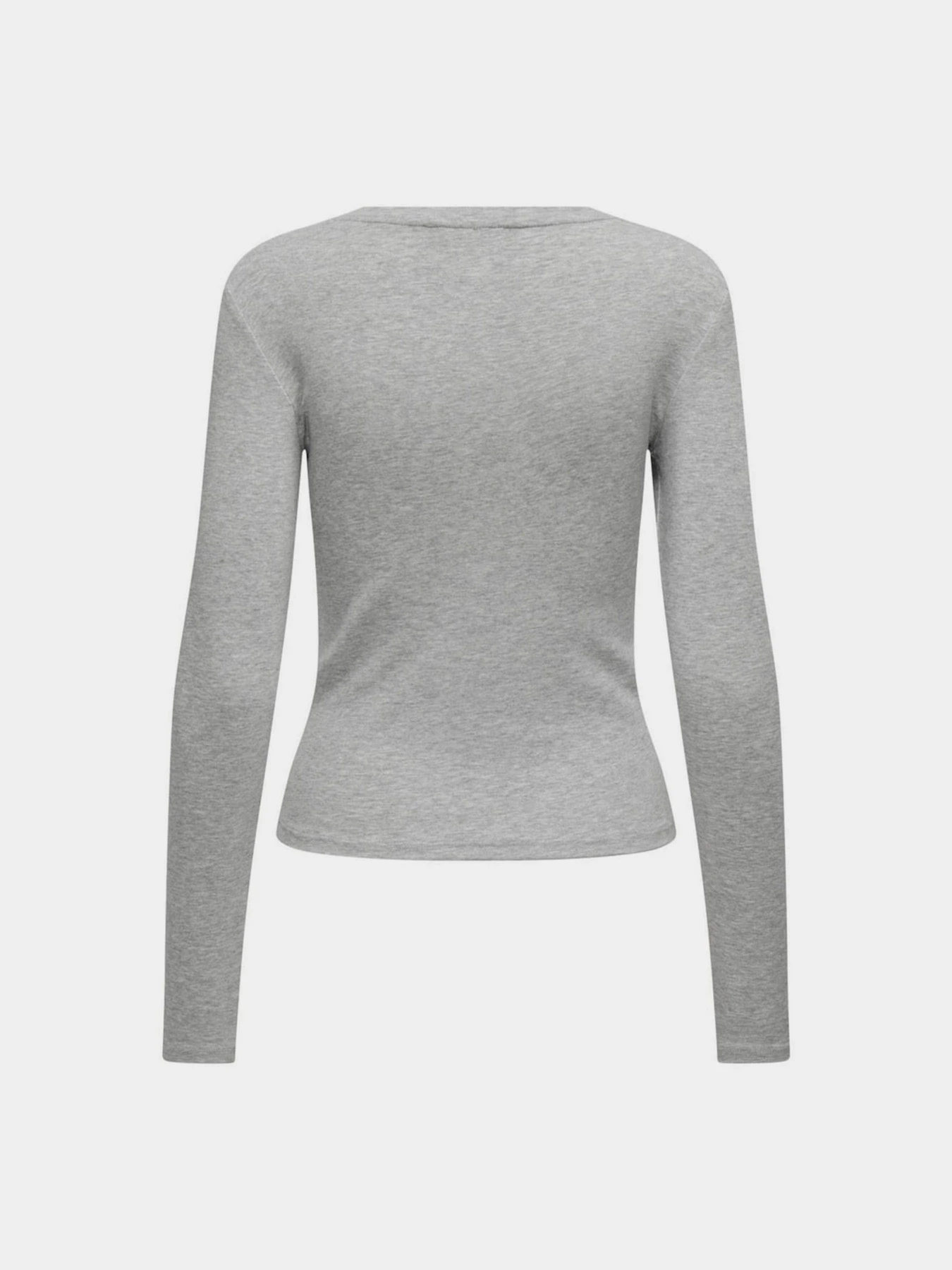 Худи и свитшоты Only RILEY O-NECK L/S TOP модель 15323159_Light Grey Melange Фото
