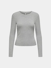 Худи и свитшоты Only RILEY O-NECK L/S TOP модель 15323159_Light Grey Melange Фото