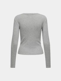 Худи и свитшоты Only RILEY O-NECK L/S TOP модель 15323159_Light Grey Melange Фото