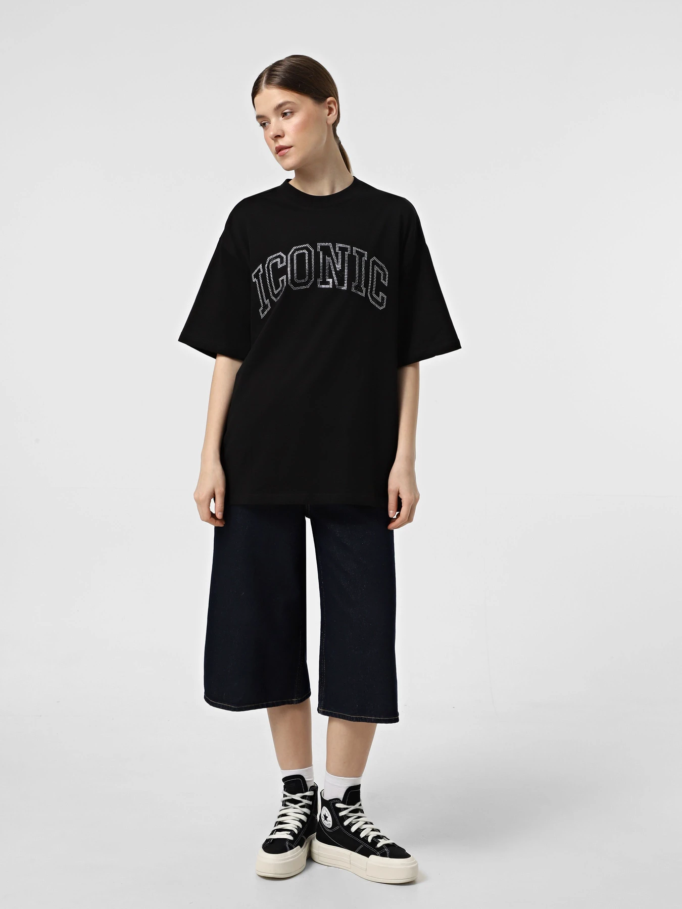 Футболки и поло Only модель 15329778_Black Iconic Футболки и поло Only модель 15329778_Black Iconic Фото