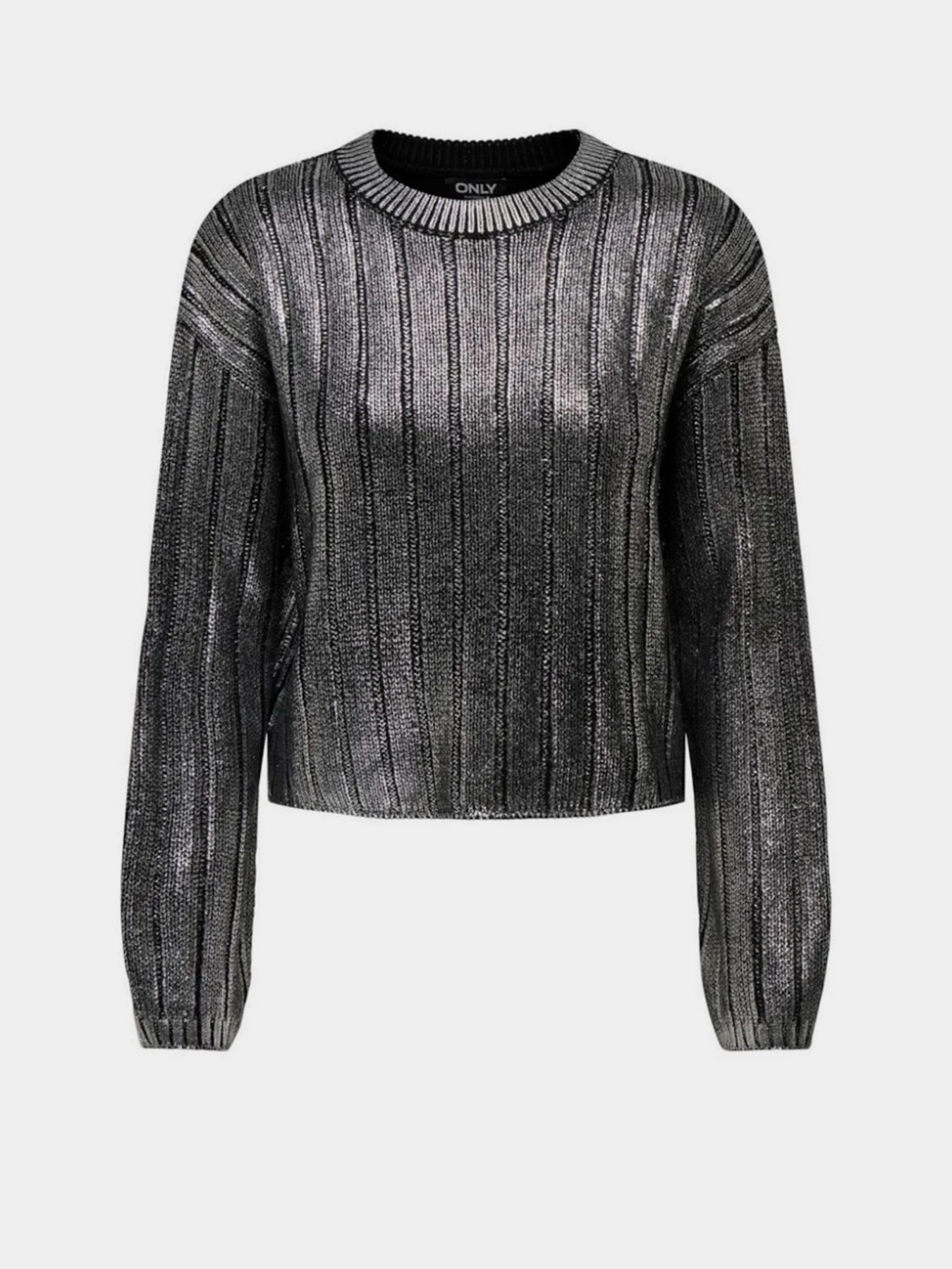 Свитры и кардиганы Only модель 15331238_Black Silver Foil Свитры и кардиганы Only модель 15331238_Black Silver Foil Фото