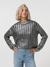 Свитры и кардиганы Only модель 15331238_Black Silver Foil Фото