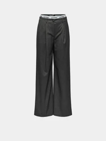 Штани Only модель 15328178_Dark Grey Melange WHITE PI Фото