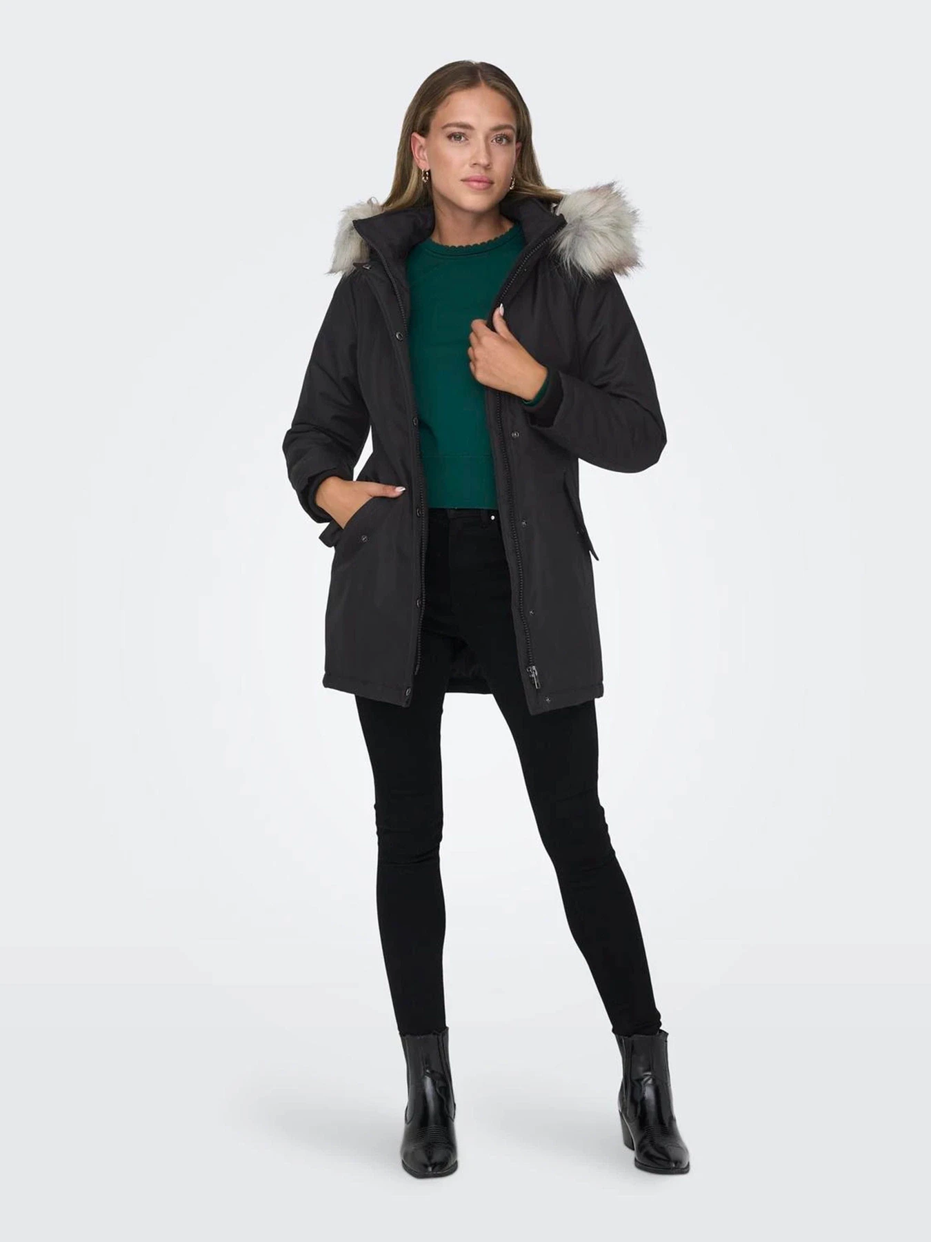 Куртки и дубленки Only модель 15300633_Black Куртки и дубленки Only модель 15300633_Black Фото