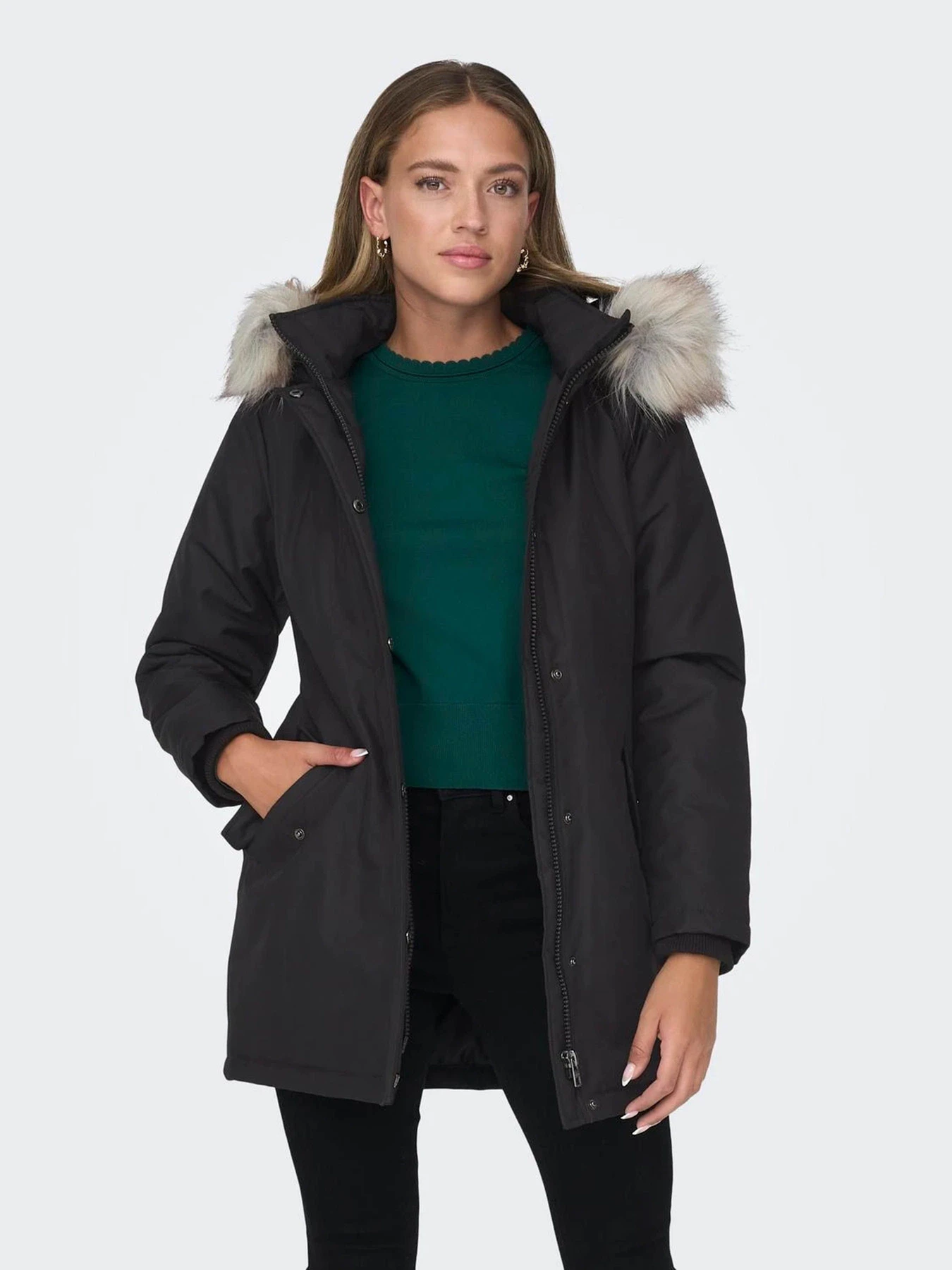 Куртки и дубленки Only модель 15300633_Black Куртки и дубленки Only модель 15300633_Black Фото