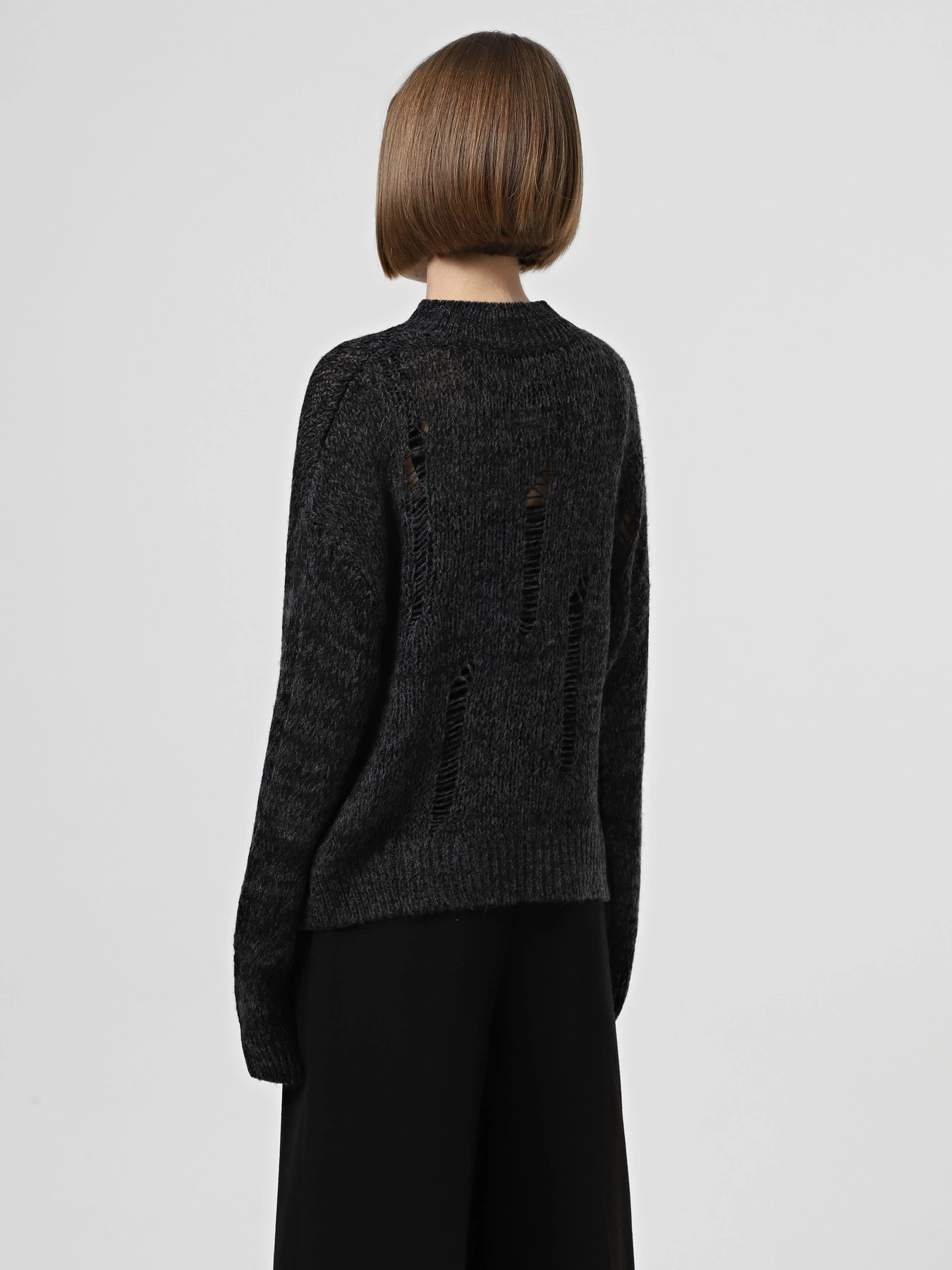 Свитры и кардиганы Only модель 15328220_Black Dark Gray Twist Свитры и кардиганы Only модель 15328220_Black Dark Gray Twist Фото